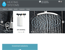 Tablet Screenshot of dafi-heaters.com